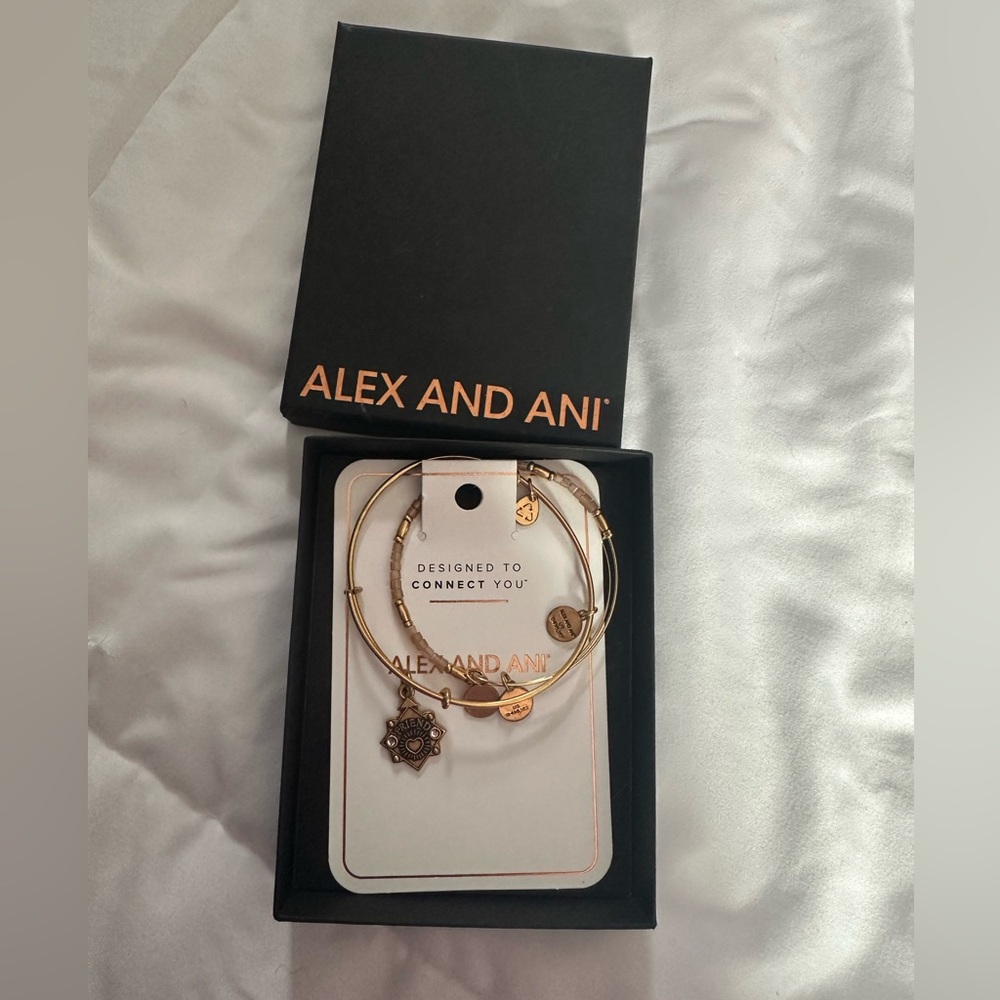 Alex and Ani bracelet set
